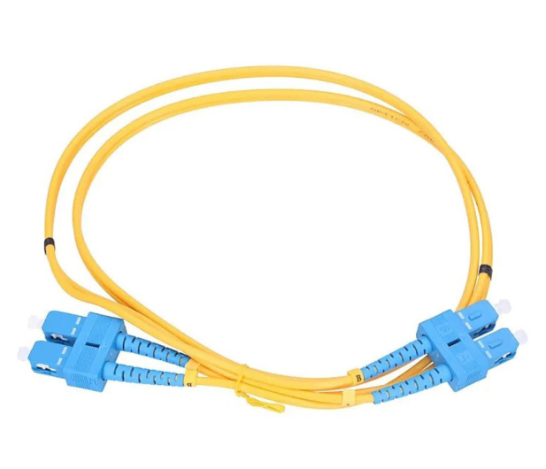 ExtraLink SC/UPC-SC/UPC Patchcord PVC Jednomodowy Duplex G652D 3mm 2m - 1543701 - zdjęcie